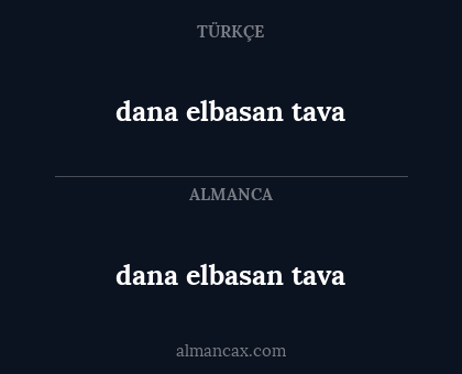 dana elbasan tava - dana elbasan tava