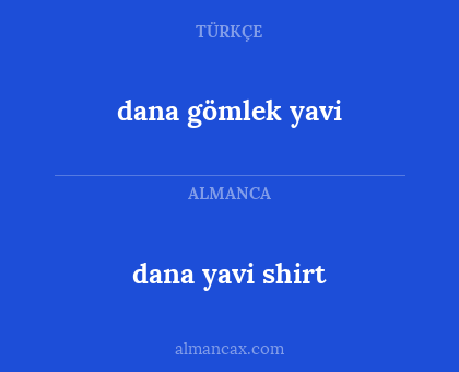 dana yavi shirt - dana gömlek yavi