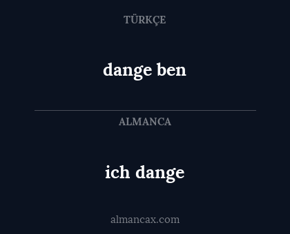dange ben - ich dange
