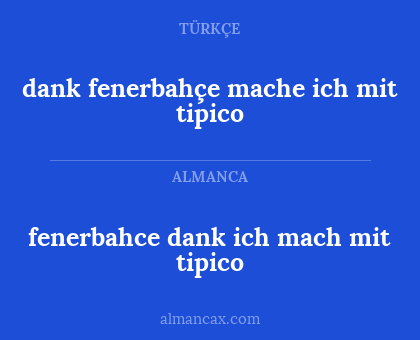 fenerbahce dank ich mach mit tipico - dank fenerbahçe mache ich mit tipico