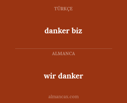 wir danker - danker biz