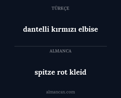 spitze rot kleid - dantelli kırmızı elbise