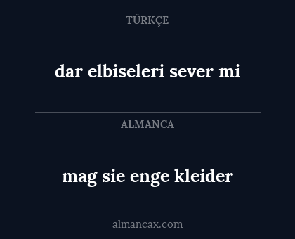 dar elbiseleri sever mi - mag sie enge kleider