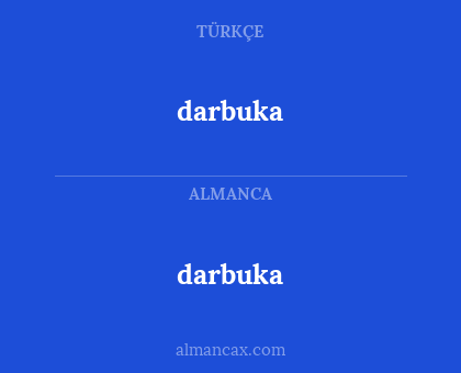darbuka - darbuka