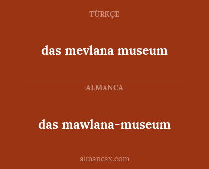 das mevlana museum - das mawlana-museum