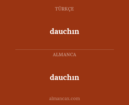 dauchın - dauchın