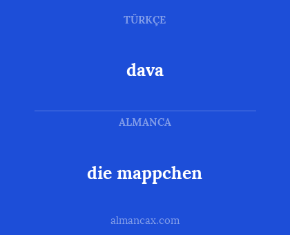 die mappchen - dava