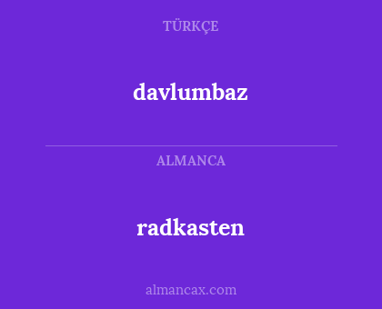 radkasten - davlumbaz