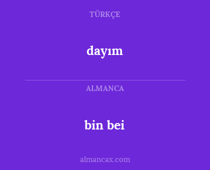 bin bei - dayım