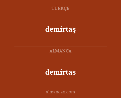 demirtas - demirtaş