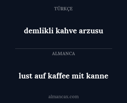 lust auf kaffee mit kanne - demlikli kahve arzusu