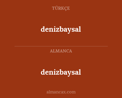 denizbaysal - denizbaysal