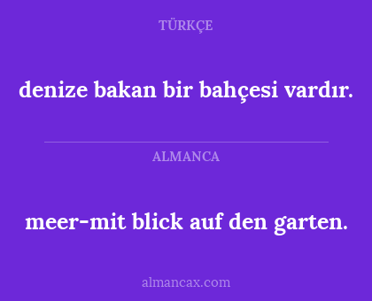 denize bakan bir bahçesi vardır. - meer-mit blick auf den garten.