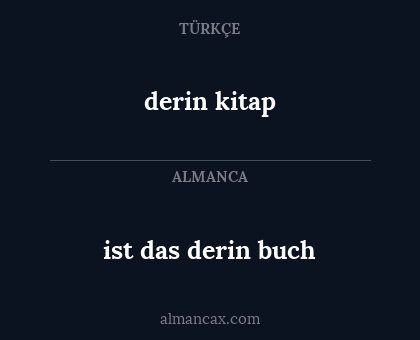 ist das derin buch - derin kitap