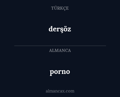 derşöz - porno