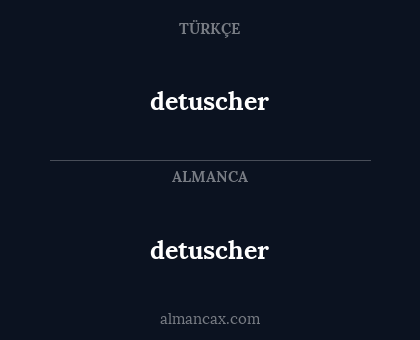 detuscher - detuscher