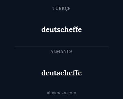 deutscheffe - deutscheffe