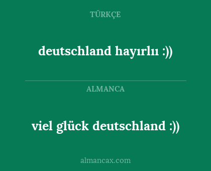 viel glück deutschland :)) - deutschland hayırlıı :))
