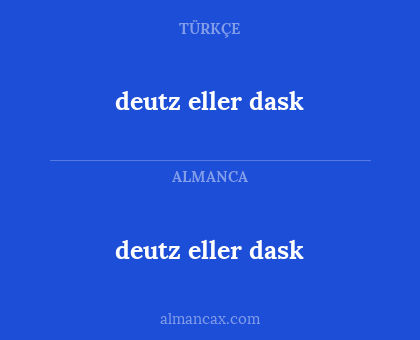 deutz eller dask - deutz eller dask