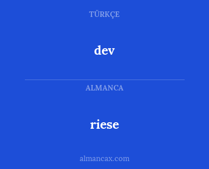 dev - riese
