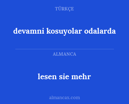 devamni kosuyolar odalarda - lesen sie mehr