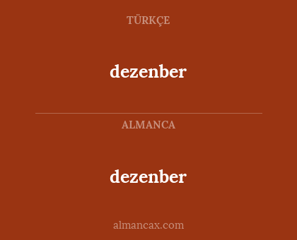 dezenber - dezenber