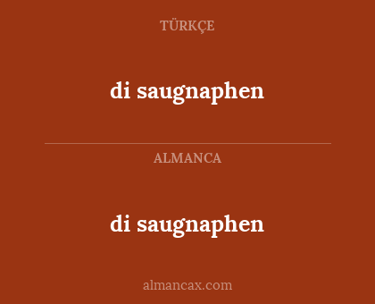 di saugnaphen - di saugnaphen