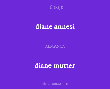 diane mutter - diane annesi