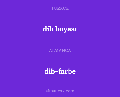 dib-farbe - dib boyası