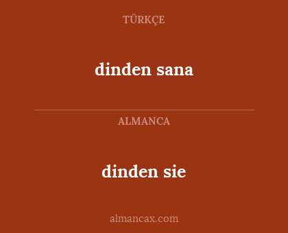 dinden sie - dinden sana