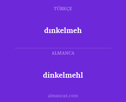 dınkelmeh - dinkelmehl