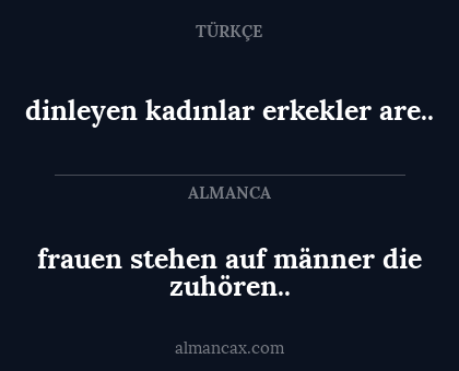 frauen stehen auf männer die zuhören.. - dinleyen kadınlar erkekler are..