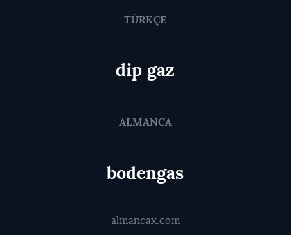 dip gaz - bodengas