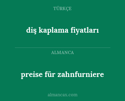 preise für zahnfurniere - diş kaplama fiyatları