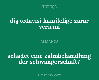 diş tedavisi hamilelige zarar verirmi - schadet eine zahnbehandlung der schwangerschaft?