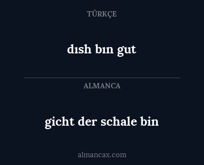 dısh bın gut - gicht der schale bin