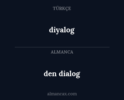 diyalog - den dialog