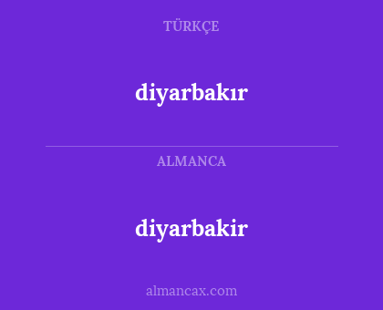 diyarbakir - diyarbakır