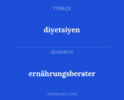 ernährungsberater - diyetsiyen