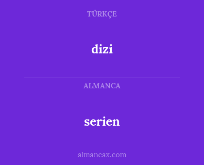 serien - dizi