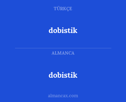 dobistik - dobistik