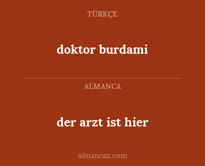 doktor burdami - der arzt ist hier