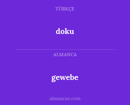 doku - gewebe