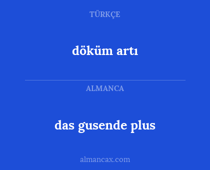 döküm artı - das gusende plus