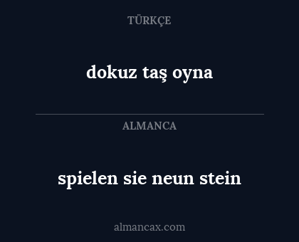 dokuz taş oyna - spielen sie neun stein