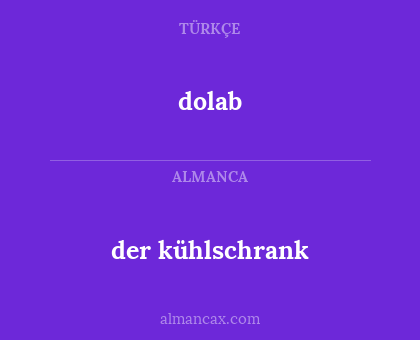 dolab - der kühlschrank