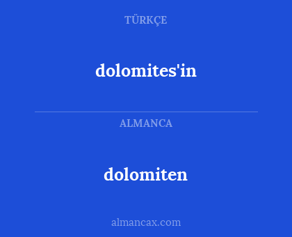 dolomiten - dolomites'in