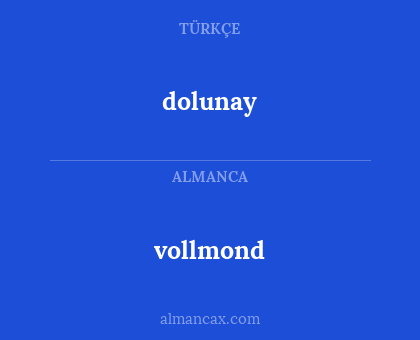 dolunay - vollmond