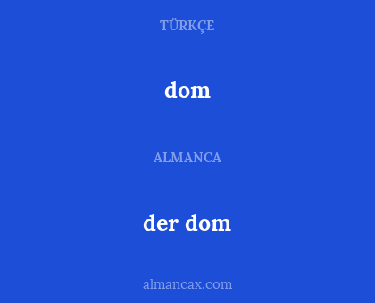 dom - der dom