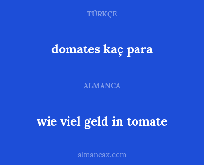 wie viel geld in tomate - domates kaç para